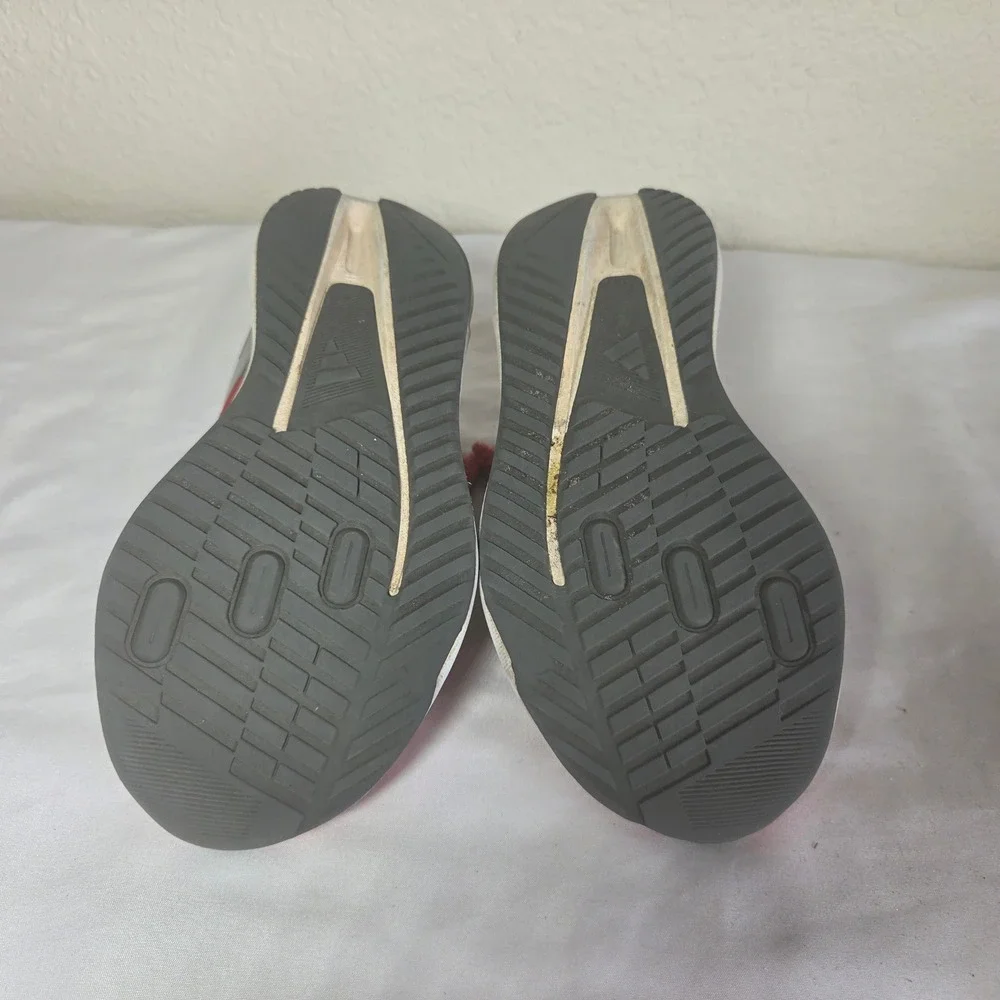 Adidas Duramo 10 Kids Red Silver Running Shoes GW8756 Size 1.5Y